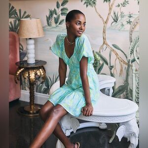 Vineyard Vines Puff Sleeve Mini Dress Size XS